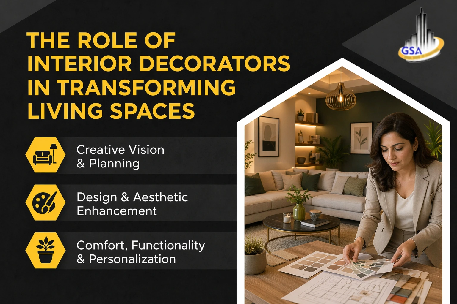 The Role of Interior Decorators in Transforming Living Spaces