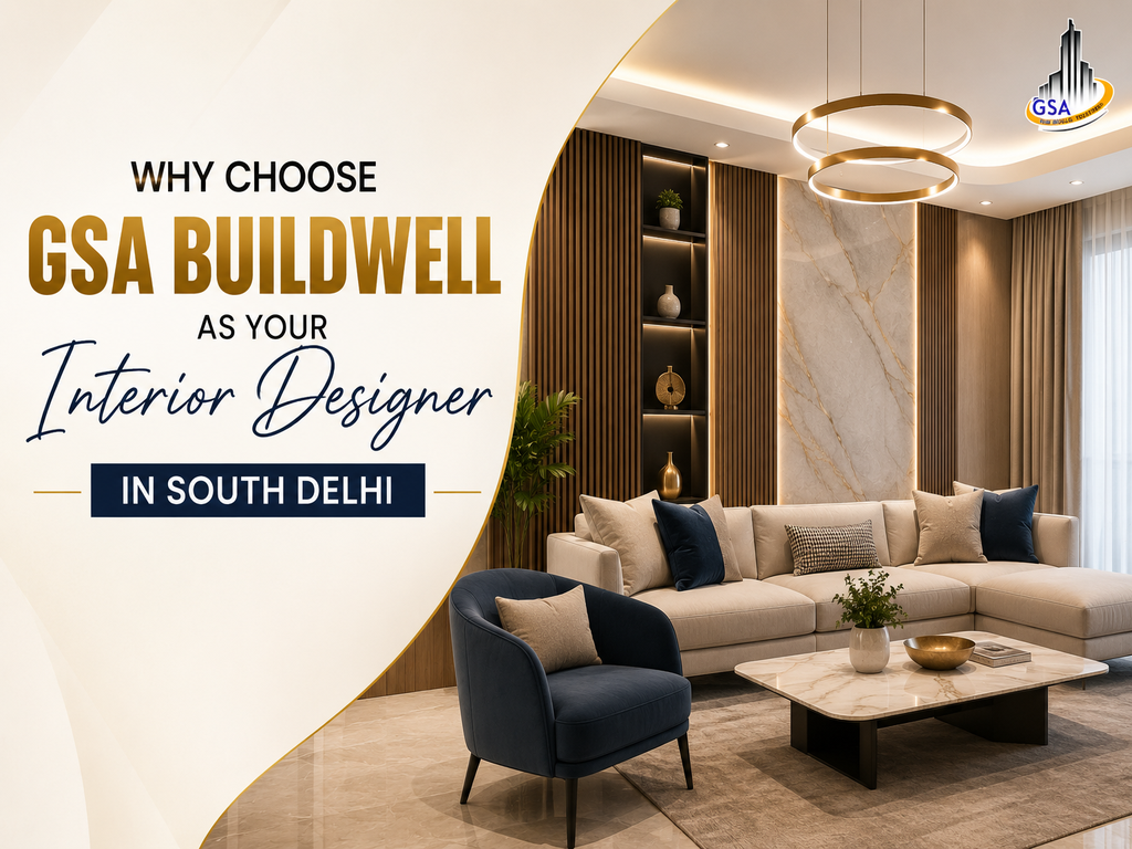 Why Choose GSA Buildwell as Your Interior Designer in South Delhi
