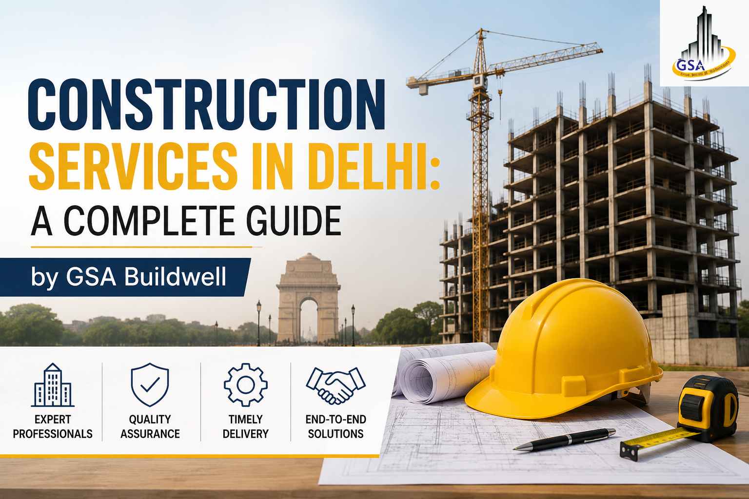 Construction Services in Delhi: A Complete Guide by GSA Buildwell